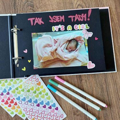 Obrázok z Detský fotoalbum + kreatívna sada samolepiek