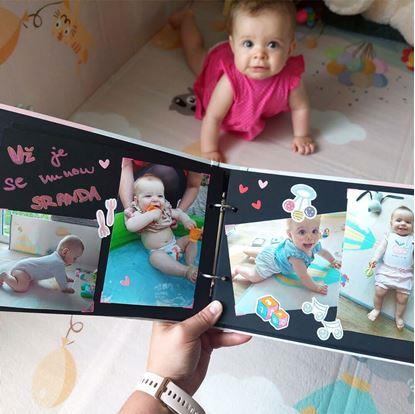 Obrázok Detský fotoalbum + kreatívna sada samolepiek