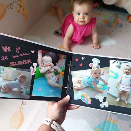 Obrázok z Detský fotoalbum + kreatívna sada samolepiek
