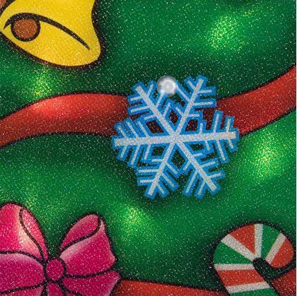 Obrázok z Svietiaca LED dekorácia na okno - vianočný stromček