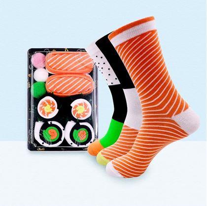 Obrázok z Veselé ponožky - set sushi