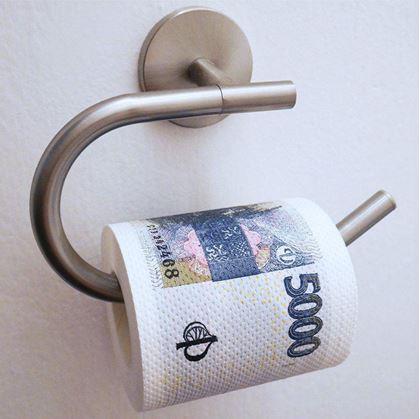 Obrázok z Toaletný papier päťtisícka