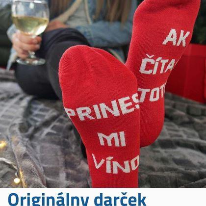 Obrázok z Ponožky - Prines mi víno