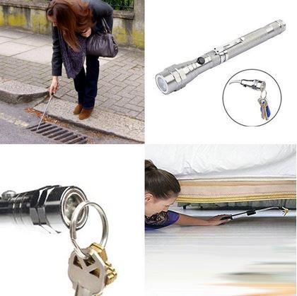 Obrázok z Teleskopická baterka  -  strieborná