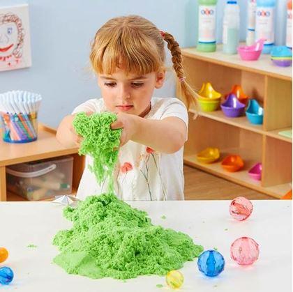 Obrázok z Modelovací tekutý piesok mega set 2000 g - plastový vedro