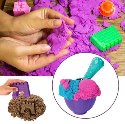 Obrázok z Modelovací tekutý piesok mega set 2000 g - plastový vedro