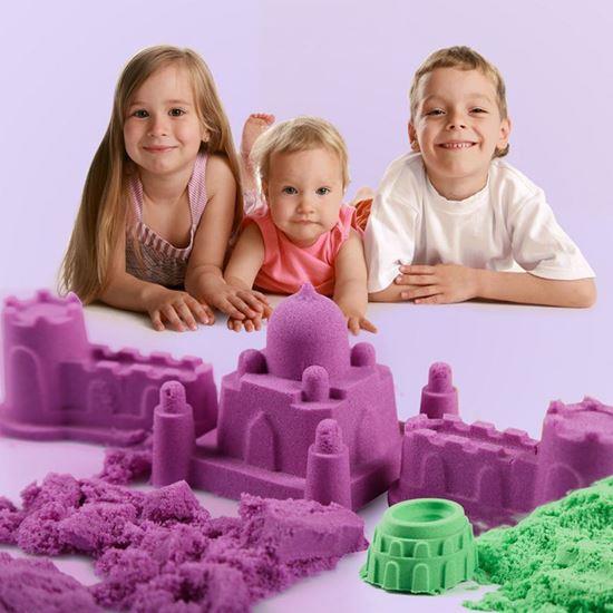 Obrázok z Modelovací tekutý piesok mega set 2000 g - plastový vedro