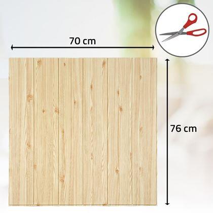 Obrázok z 3D tapeta - svetlé drevo