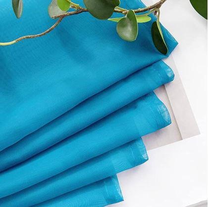 Obrázok z Voálová záclona 130 x 230 cm  -  modrá