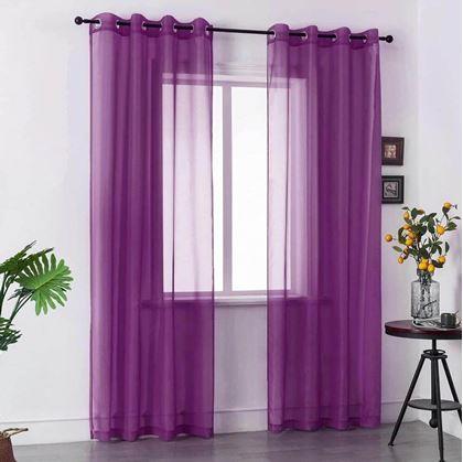Obrázok z Voálová záclona 130 x 230 cm  -  vínová