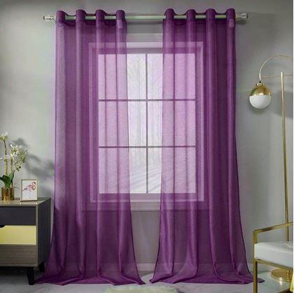 Obrázok z Voálová záclona 130 x 230 cm  -  vínová
