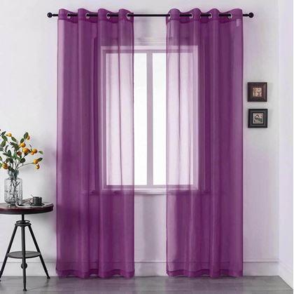 Obrázok z Voálová záclona 130 x 230 cm  -  vínová