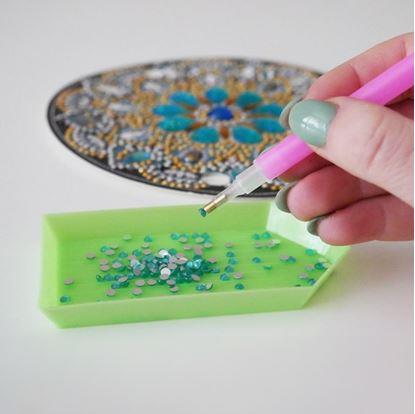Obrázok Diamantové maľovanie LED lampička mandala