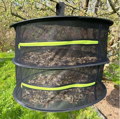 Obrázok z Závěsná sít na sušení bylinek, hub či koření - 4 poschodia