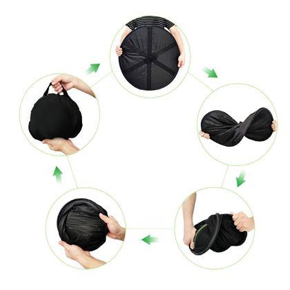 Obrázok z Závěsná sít na sušení bylinek, hub či koření - 4 poschodia