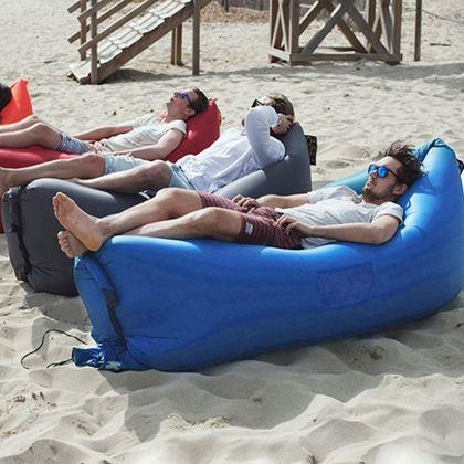 Obrázok z Nafukovací ruksak Lazy bag dvojvrstvový  -  modrý