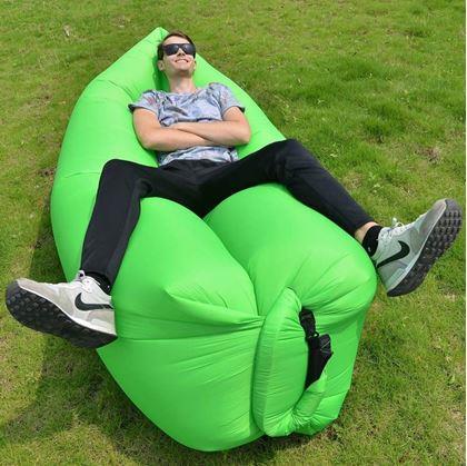 Obrázok z Nafukovací ruksak Lazy bag dvojvrstvový  -  zelený