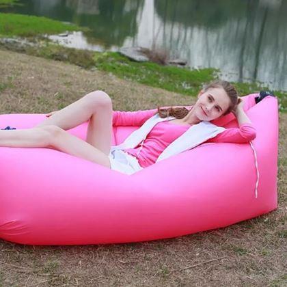Obrázok z Nafukovací ruksak Lazy bag dvojvrstvový  -  ružový