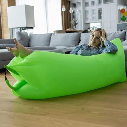 Obrázok z Nafukovací ruksak Lazy bag dvojvrstvový  -  zelený