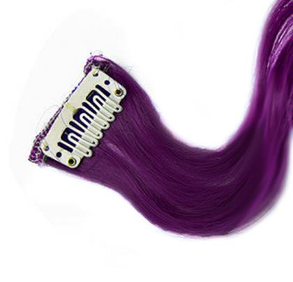 Obrázok z Farebné príčesky do vlasov  -  fialové