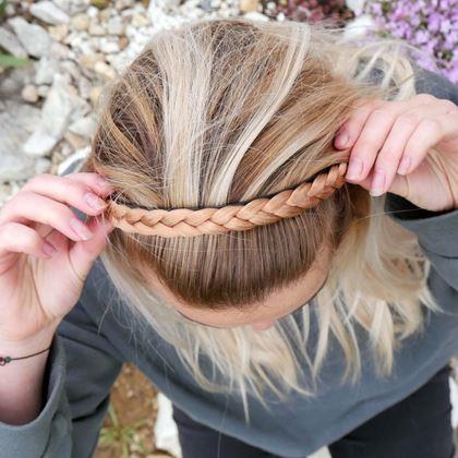 Obrázok z Čelenka s vrkočom  -   medená blond
