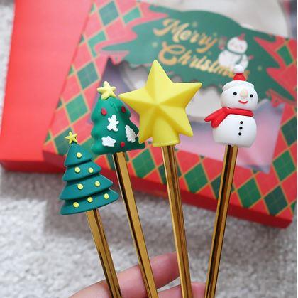 Obrázok z Sada vianočných lyžičiek v darčekovej krabičke 4 ks