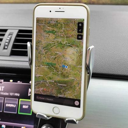 Obrázok z Držiak telefónu s bezdrôtovým nabíjaním deluxe