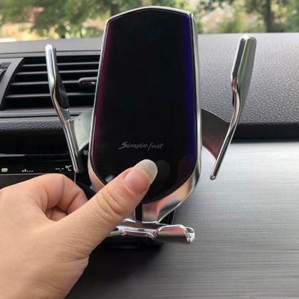 Obrázok z Držiak telefónu s bezdrôtovým nabíjaním deluxe