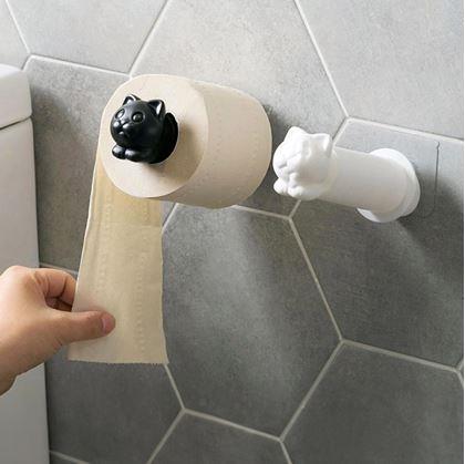 Obrázok z Držiak toaletného papieru - mačka