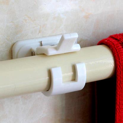 Obrázok Nalepovacie držiaky na garníže 2 ks