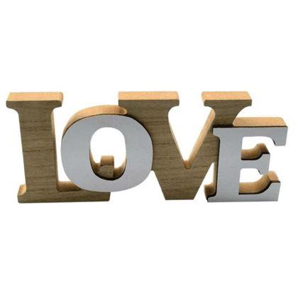 Obrázok z Drevená dekorácia LOVE