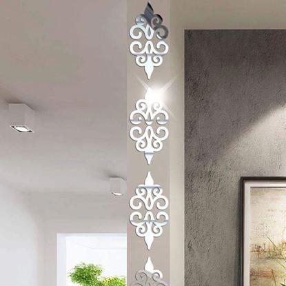 Obrázok Zrkadlové samolepky ornamenty 10 ks