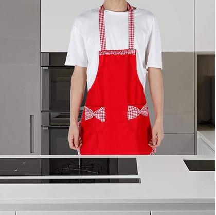 Obrázok z Retro zástera na varenie  -  červená