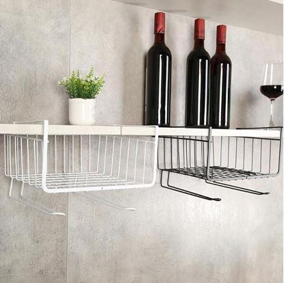 Obrázok Závesný kovový košík s háčikmi