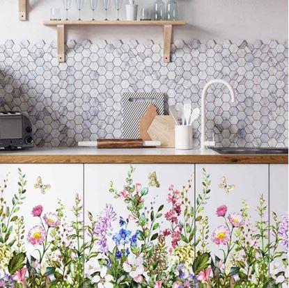 Obrázok Samolepky na stenu - rozkvitnutá lúka