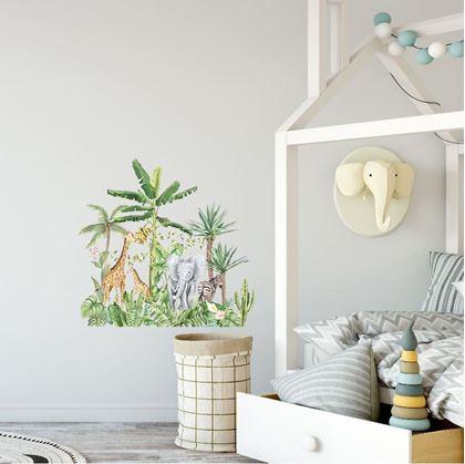 Obrázok z Detské samolepky na stenu - zvieratá z džungle