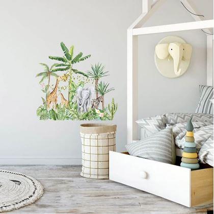 Obrázok z Detské samolepky na stenu - zvieratá z džungle