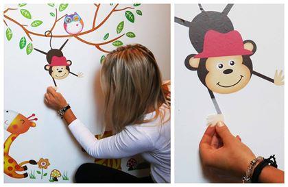 Obrázok z Detské samolepky na stenu - zvieratká