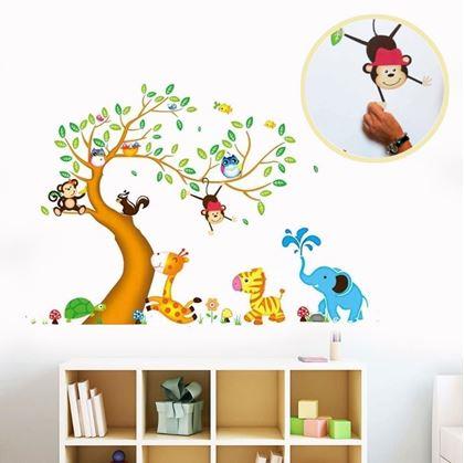 Obrázok z Detské samolepky na stenu - zvieratká