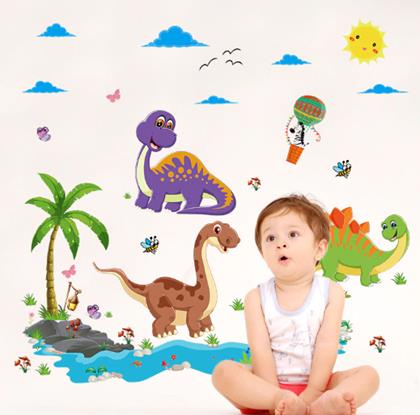 Obrázok z Samolepky na stenu - Dinosaury