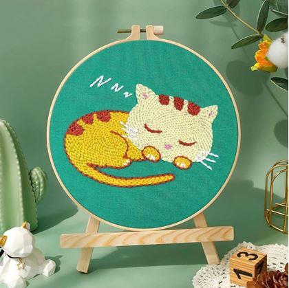 Obrázok z Vyšívanie pre deti  -  mačka