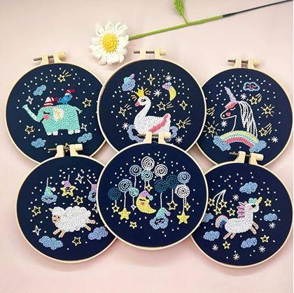 Obrázok z Vyšívanie pre deti  -  jednorožec