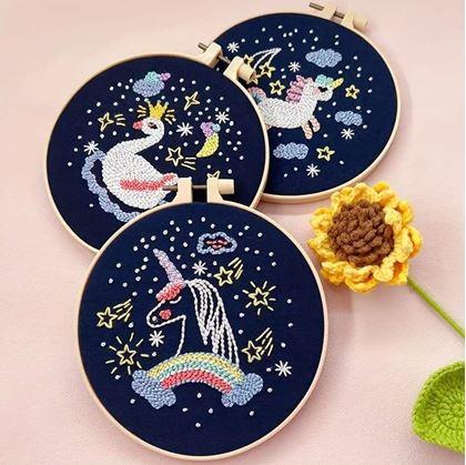 Obrázok z Vyšívanie pre deti  -  jednorožec