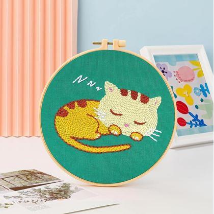 Obrázok z Vyšívanie pre deti  -  mačka