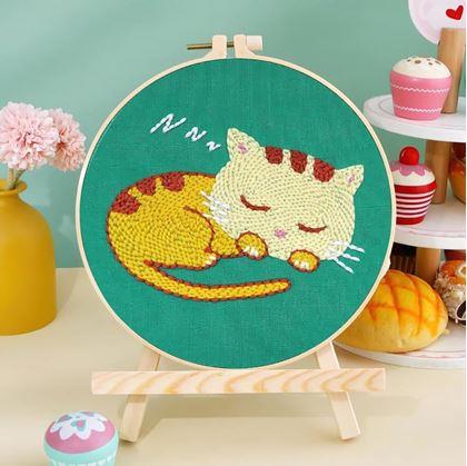 Obrázok z Vyšívanie pre deti  -  mačka