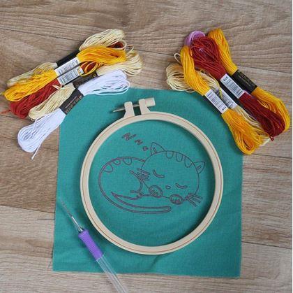 Obrázok z Vyšívanie pre deti  -  mačka