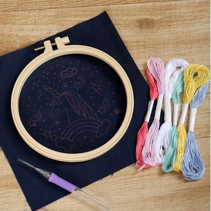 Obrázok z Vyšívanie pre deti  -  jednorožec