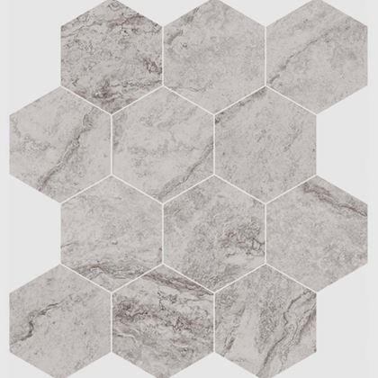 Obrázok z Tapeta hexagón 10 ks - sivá mozaika