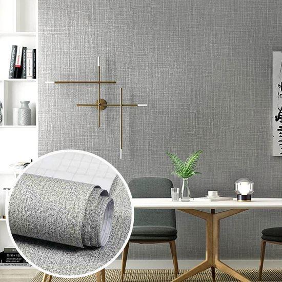 Obrázok z Vinylová tapeta na stenu 300 cm  -  sivá