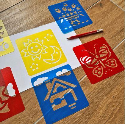 Obrázok z Šablóny na maľovanie 6 ks - svet okolo nás